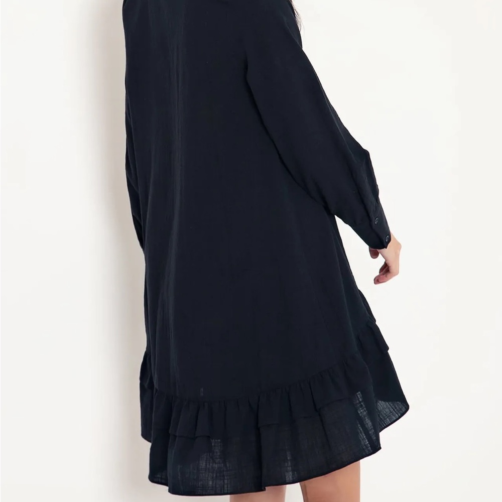 Blackmilk THE THRILL OF FRILL SHIRT DRESS - LIMITED - Picture 5 of 9